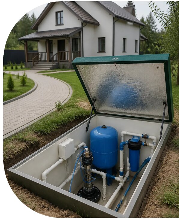 Автономное водоснабжение дома в Гае от 152490 р. | АПаруса-Гай